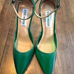 Steve Madden Green Pointed Toe Heels